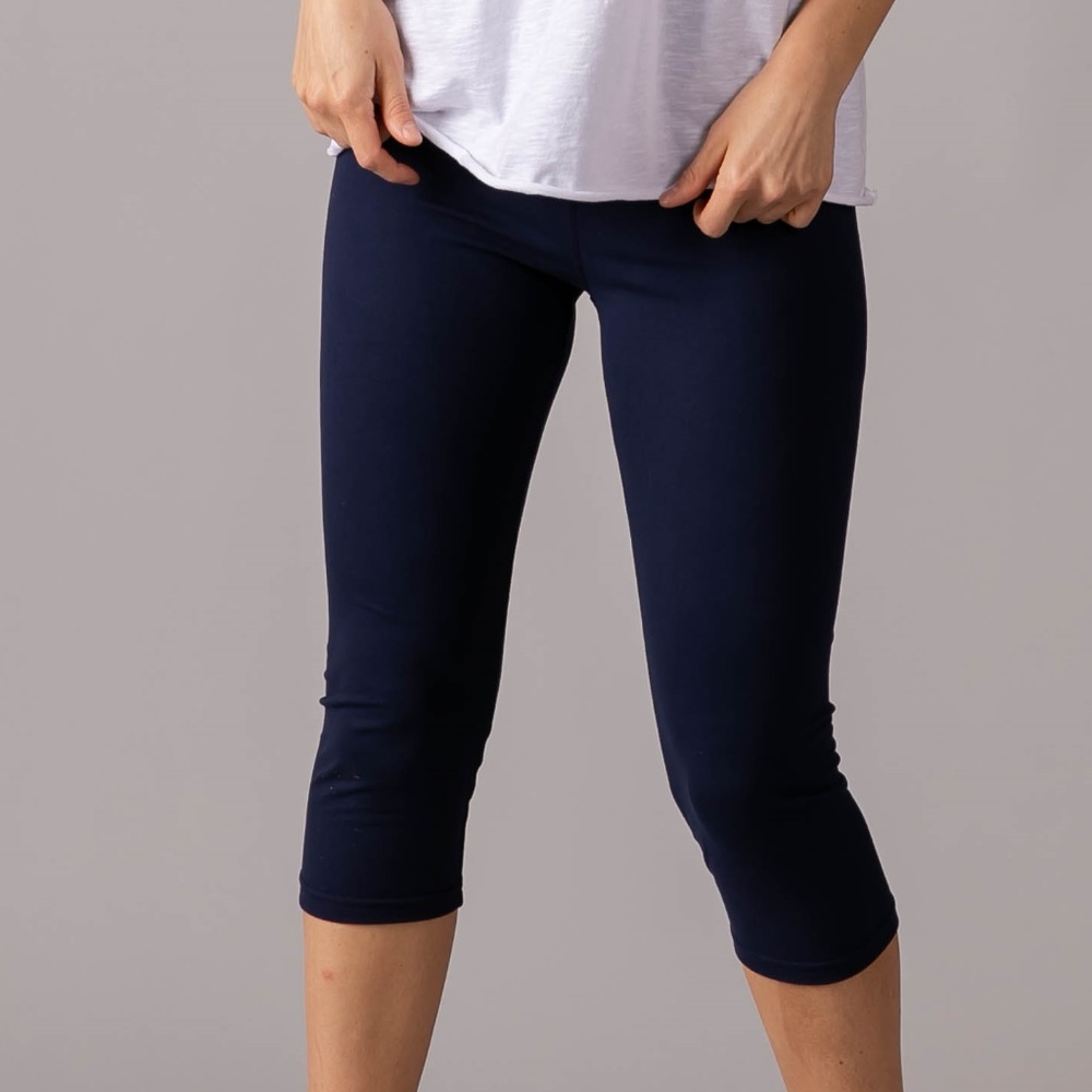 Crop Capri Navy
